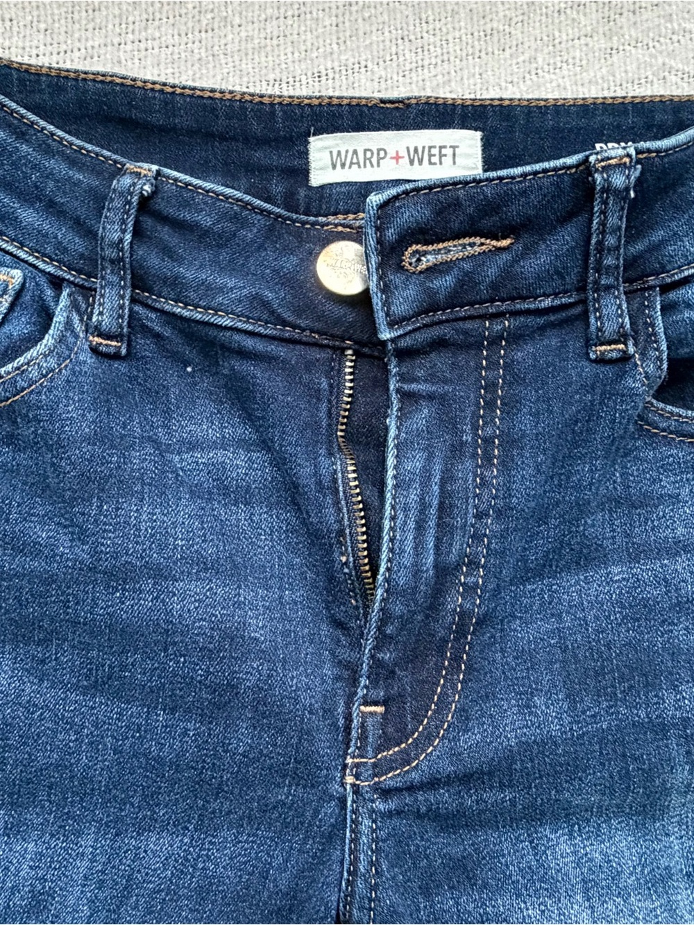 Warp + Weft Indigo High-Rise Women's Jeans